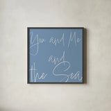 By the Beach V by Sarah Adams. Shown in a sleek black glass frame for a contemporary gallery look. Available as an archival giclee rolled canvas, fine art paper, or poster print. SKU 83848a.
