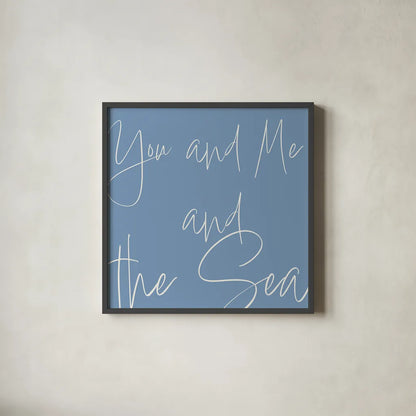 By the Beach V by Sarah Adams. Shown in a sleek black glass frame for a contemporary gallery look. Available as an archival giclee rolled canvas, fine art paper, or poster print. SKU 83848a.