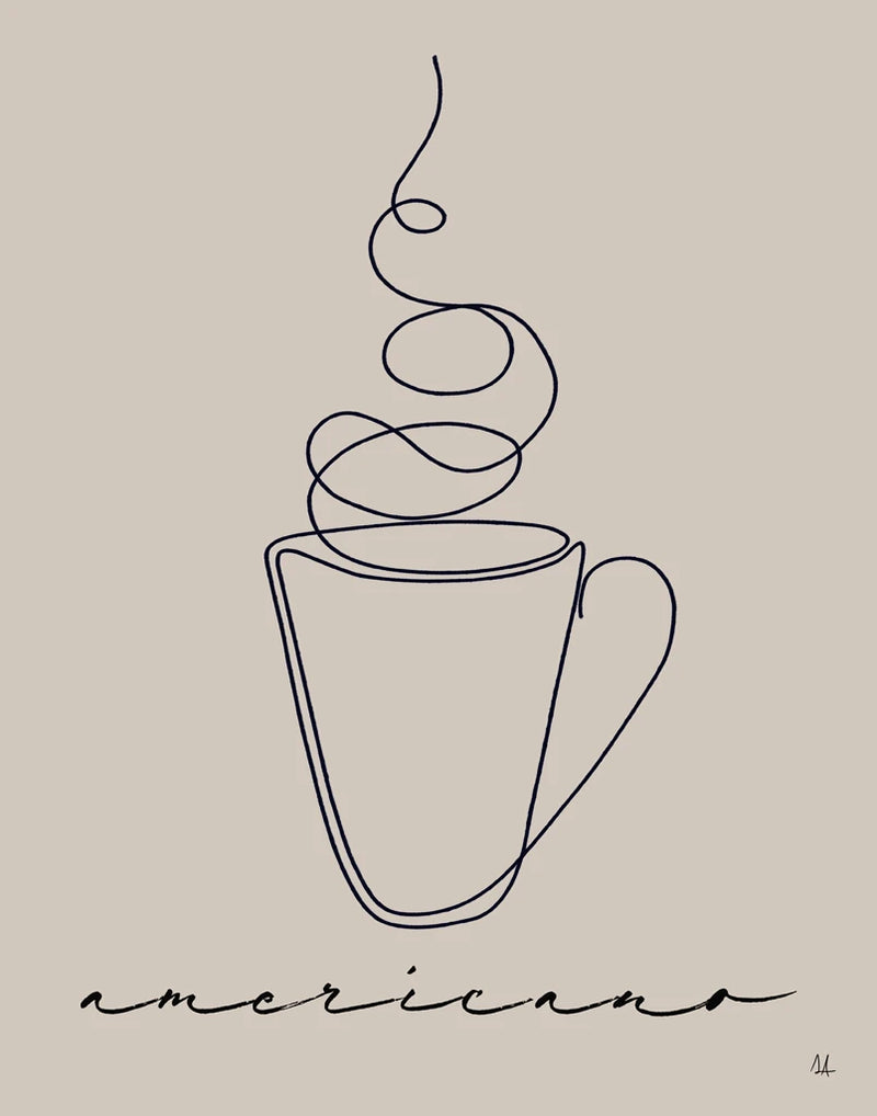 Cafe Americano by Sarah Adams