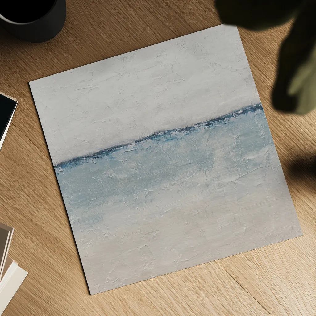 Calm Coastal Stillness by Sarah Adams. Shown as a detailed flat fine art print, highlighting archival giclee quality. Available as an archival giclee rolled canvas, fine art paper, or poster print. SKU 99223a.