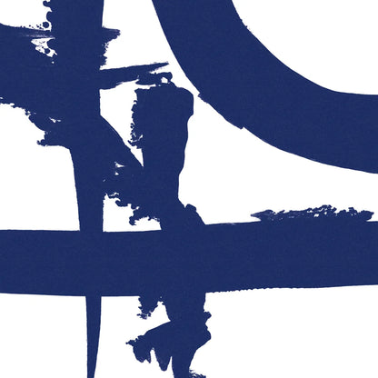 Crossing Paths II Cobalt by Sarah Adams. SKU 67606a. Archival Giclee Fine art print for wall decor.