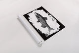 Fish II by Sarah Adams. shown as a rolled paper print. Available as archival giclee rolled canvas, fine art paper, or poster print. SKU 82840i.