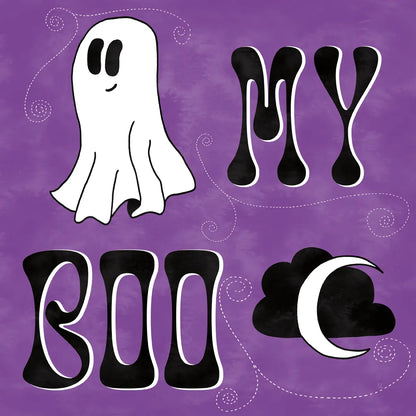 Hey Boo III by Sarah Adams. SKU 85069a. Archival Giclee Fine art print for wall decor.