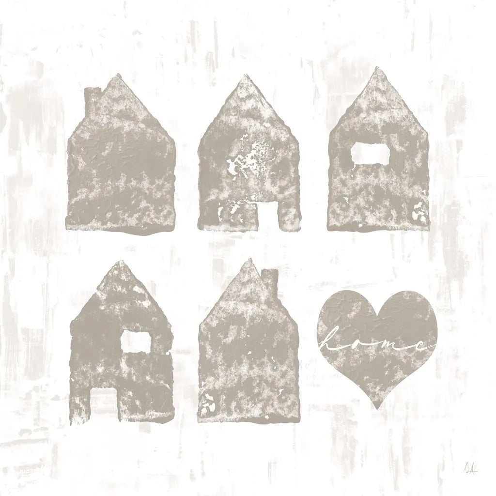 Home Sweet Home III by Sarah Adams. SKU 84627a. Archival Giclee Fine art print for wall decor.