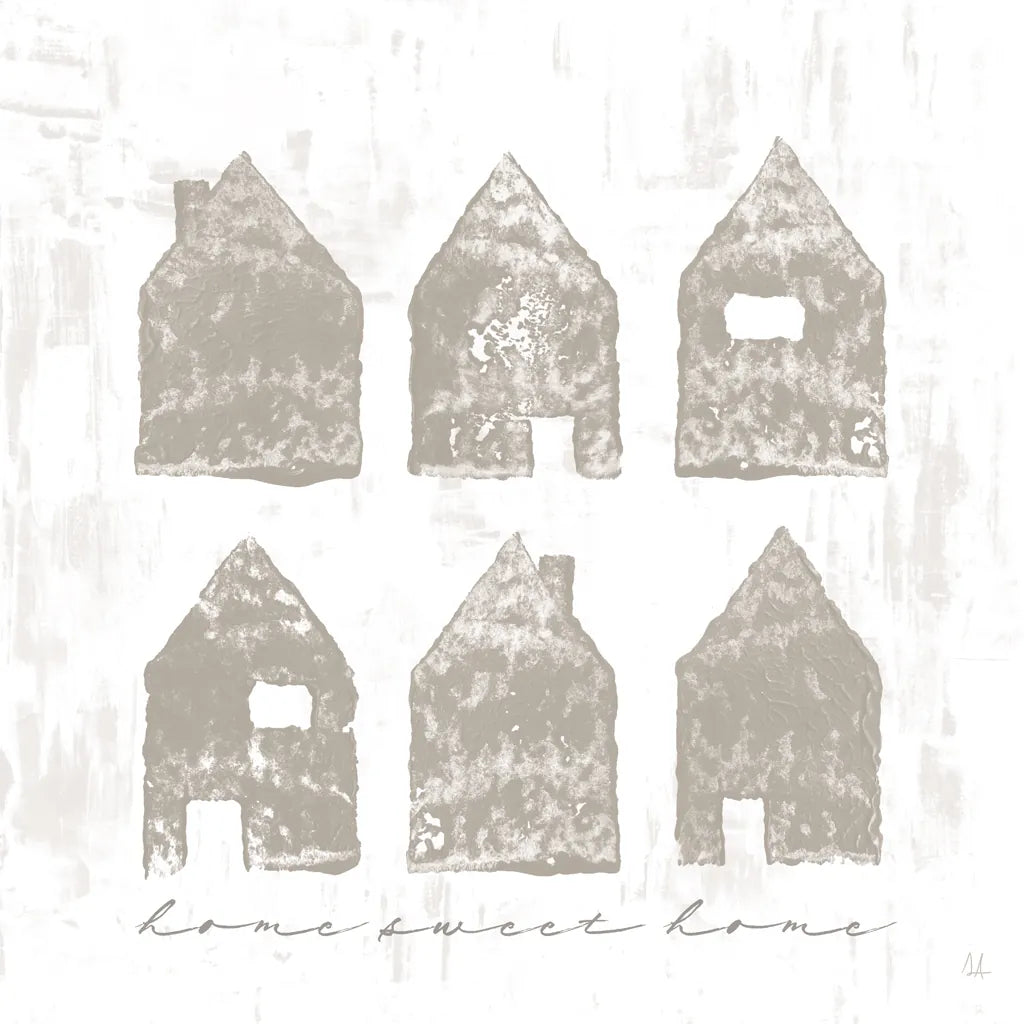 Home Sweet Home IV by Sarah Adams. SKU 84628a. Archival Giclee Fine art print for wall decor.