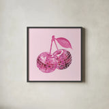 Howdy I by Sarah Adams. Shown in a sleek black glass frame for a contemporary gallery look. Available as an archival giclee rolled canvas, fine art paper, or poster print. SKU 93239a.