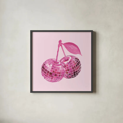 Howdy I by Sarah Adams. Shown in a sleek black glass frame for a contemporary gallery look. Available as an archival giclee rolled canvas, fine art paper, or poster print. SKU 93239a.