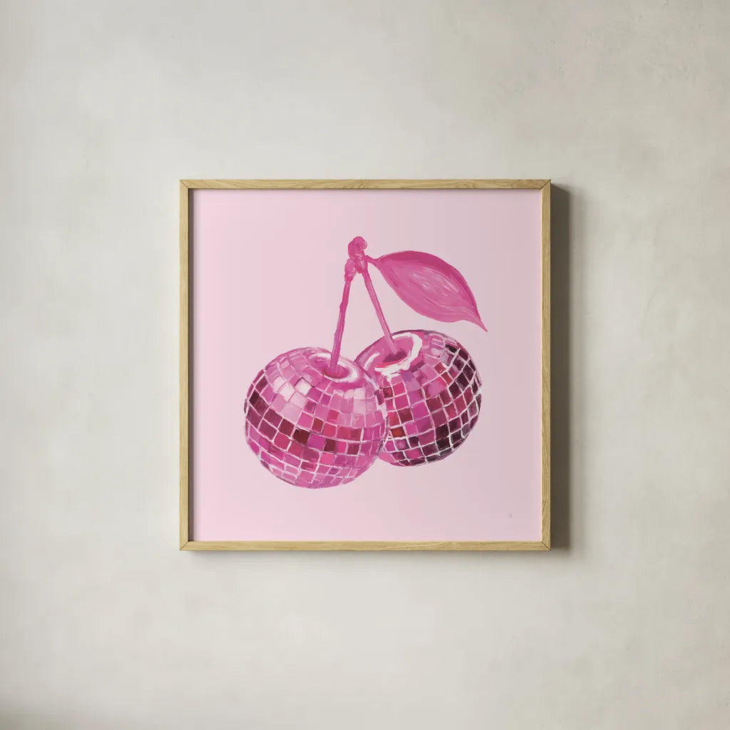 Howdy I by Sarah Adams. Shown in a natural wood glass frame for a timeless modern aesthetic. Available as an archival giclee rolled canvas, fine art paper, or poster print. SKU 93239a.