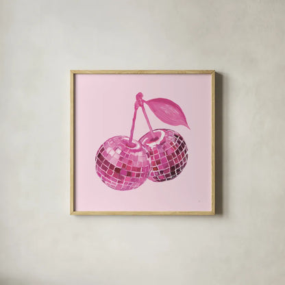 Howdy I by Sarah Adams. Shown in a natural wood glass frame for a timeless modern aesthetic. Available as an archival giclee rolled canvas, fine art paper, or poster print. SKU 93239a.