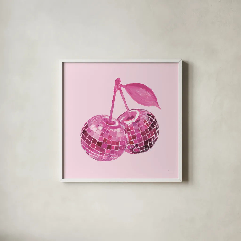 Howdy I by Sarah Adams. Shown in a crisp white glass frame for a clean and minimalist style. Available as an archival giclee rolled canvas, fine art paper, or poster print. SKU 93239a.