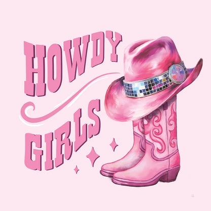 Howdy V by Sarah Adams. SKU 93243a. Archival Giclee Fine art print for wall decor.