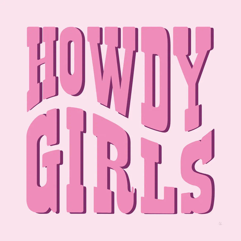 Howdy VII by Sarah Adams. SKU 93245a. Archival Giclee Fine art print for wall decor.