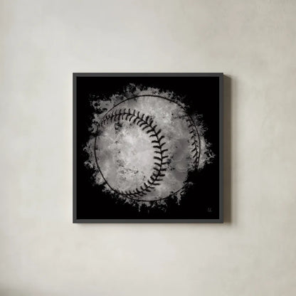 Let the Games Begin I by Sarah Adams. Shown in a sleek black glass frame for a contemporary gallery look. Available as an archival giclee rolled canvas, fine art paper, or poster print. SKU 83763a.