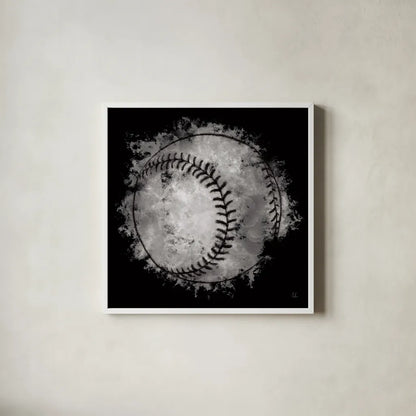 Let the Games Begin I by Sarah Adams. Shown in a crisp white glass frame for a clean and minimalist style. Available as an archival giclee rolled canvas, fine art paper, or poster print. SKU 83763a.