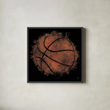 Let the Games Begin II by Sarah Adams. Shown in a sleek black glass frame for a contemporary gallery look. Available as an archival giclee rolled canvas, fine art paper, or poster print. SKU 83764a.