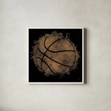 Let the Games Begin II Neutral by Sarah Adams. Shown in a crisp white glass frame for a clean and minimalist style. Available as an archival giclee rolled canvas, fine art paper, or poster print. SKU 90964a.