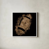 Let the Games Begin III Neutral by Sarah Adams. Shown in a crisp white glass frame for a clean and minimalist style. Available as an archival giclee rolled canvas, fine art paper, or poster print. SKU 90965a.