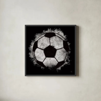 Let the Games Begin IV by Sarah Adams. Shown in a sleek black glass frame for a contemporary gallery look. Available as an archival giclee rolled canvas, fine art paper, or poster print. SKU 83766a.