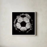 Let the Games Begin IV by Sarah Adams. Shown in a crisp white glass frame for a clean and minimalist style. Available as an archival giclee rolled canvas, fine art paper, or poster print. SKU 83766a.