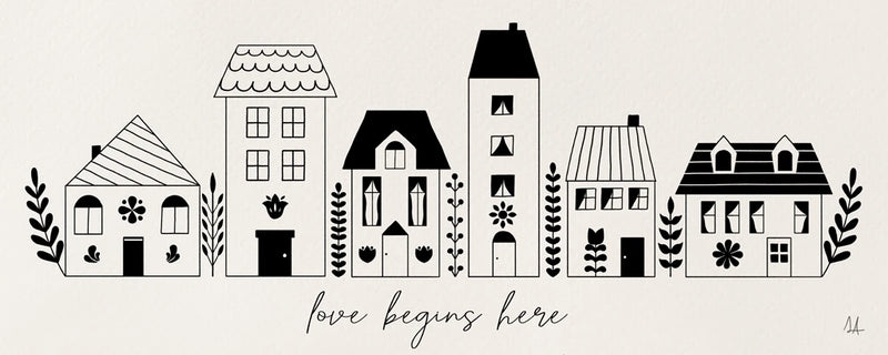 Little Houses I by Sarah Adams