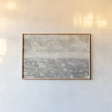 Misty Morning by Sarah Adams. shown as a paper print in a natural frame. Available as a archival giclee rolled canvas, fine art paper, or poster print. SKU 31288i.
