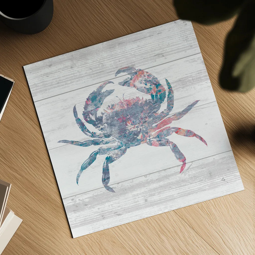 Ocean Life I by Sarah Adams. Shown as a detailed flat fine art print, highlighting archival giclee quality. Available as an archival giclee rolled canvas, fine art paper, or poster print. SKU 35944a.