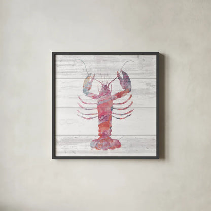 Ocean Life II by Sarah Adams. Shown in a sleek black glass frame for a contemporary gallery look. Available as an archival giclee rolled canvas, fine art paper, or poster print. SKU 35945a.
