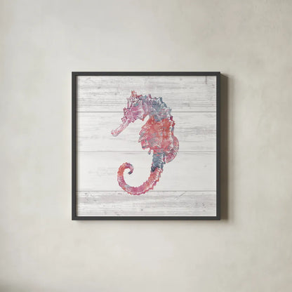 Ocean Life III by Sarah Adams. Shown in a sleek black glass frame for a contemporary gallery look. Available as an archival giclee rolled canvas, fine art paper, or poster print. SKU 35946a.