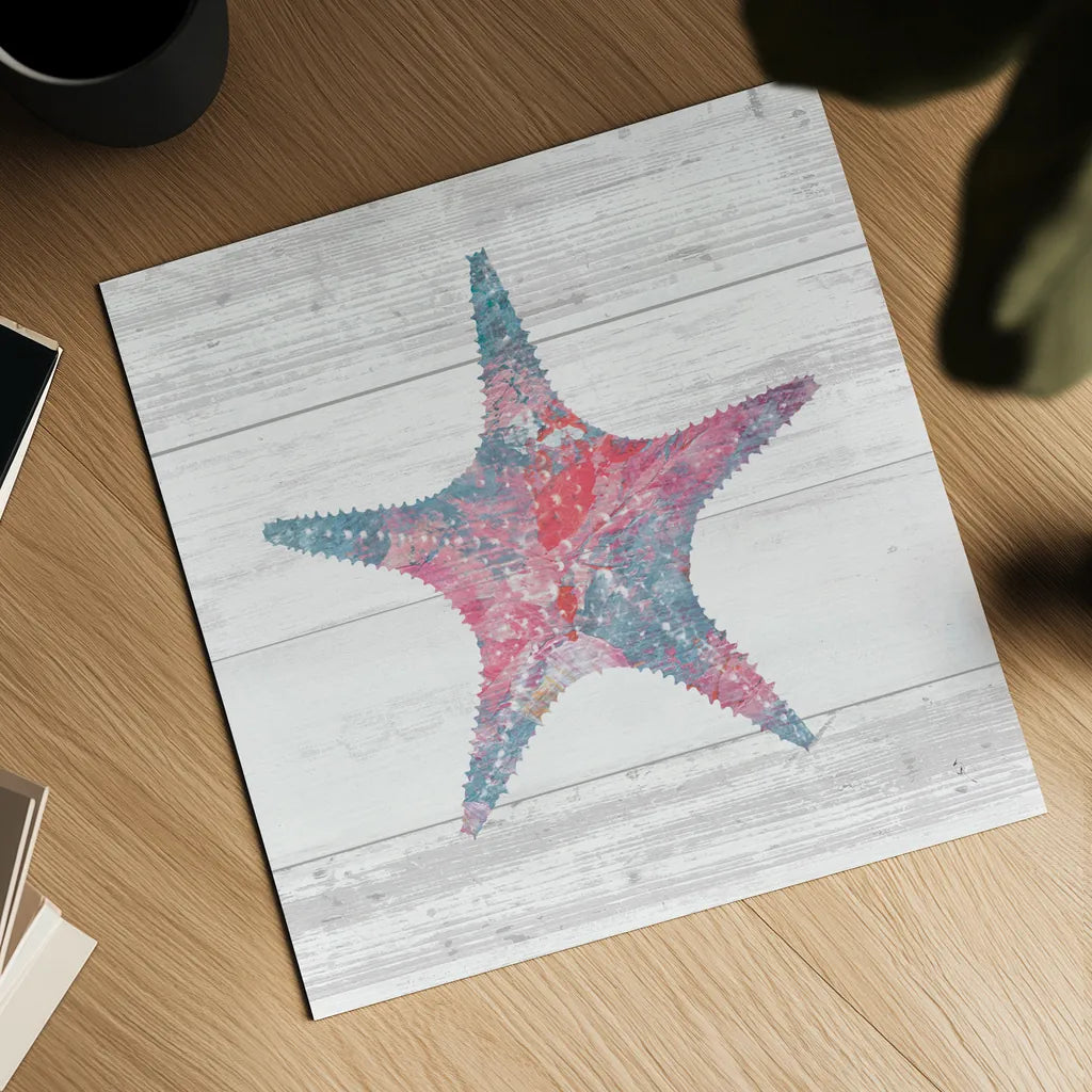 Ocean Life IV by Sarah Adams. Shown as a detailed flat fine art print, highlighting archival giclee quality. Available as an archival giclee rolled canvas, fine art paper, or poster print. SKU 35947a.