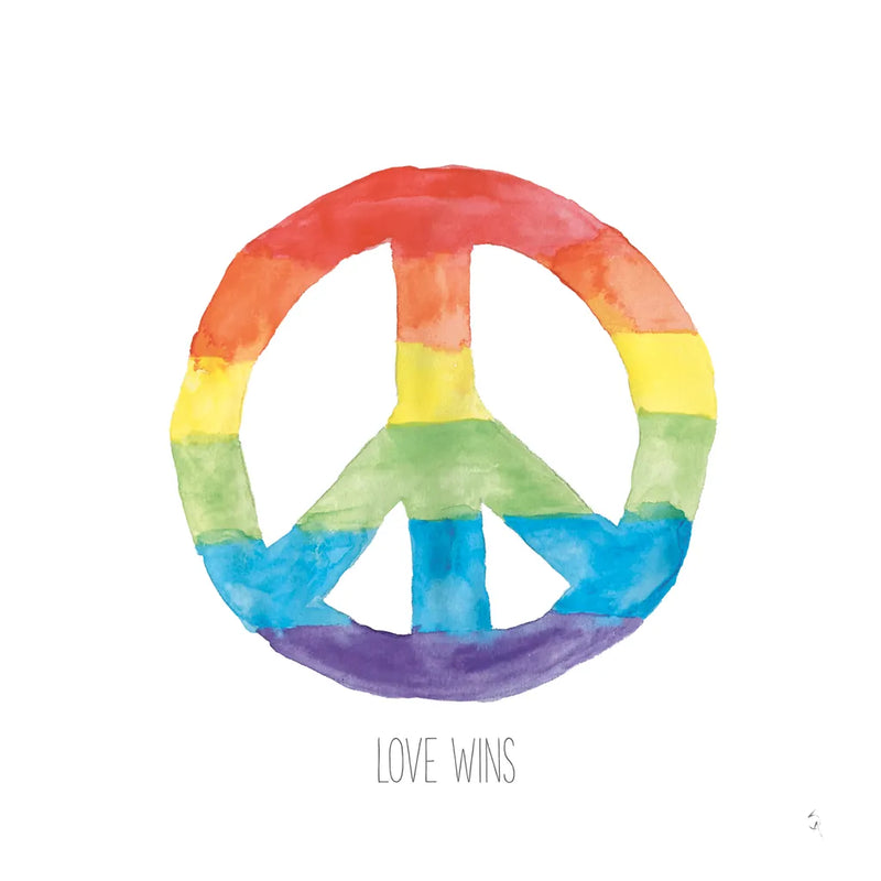 Rainbow Pride I by Sarah Adams. SKU 76423a. Archival Giclee Fine art print for wall decor.