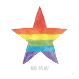 Rainbow Pride III by Sarah Adams. SKU 76425a. Archival Giclee Fine art print for wall decor.
