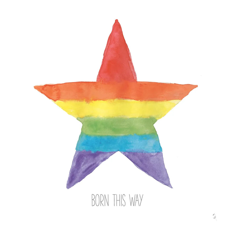 Rainbow Pride III by Sarah Adams. SKU 76425a. Archival Giclee Fine art print for wall decor.
