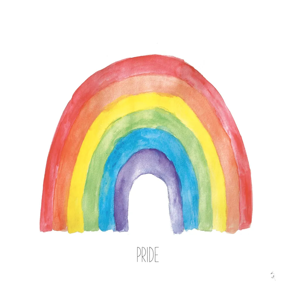 Rainbow Pride IV by Sarah Adams. SKU 76426a. Archival Giclee Fine art print for wall decor.