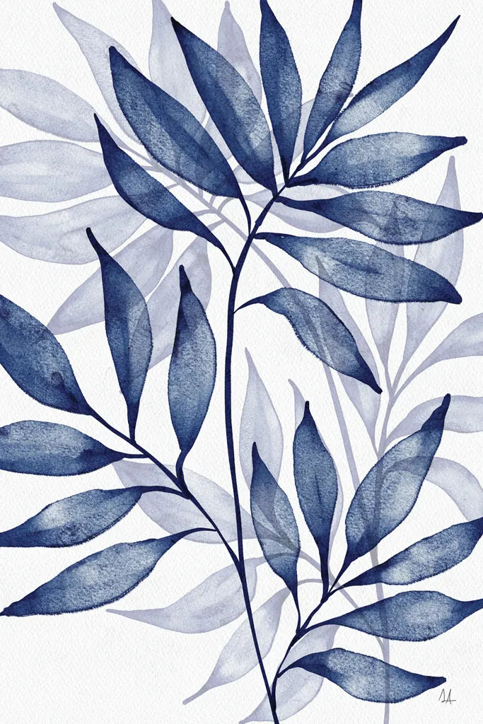 Soft Leaves I by Sarah Adams. SKU 89904h. Archival Giclee Fine art print for wall decor.