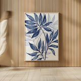 Soft Leaves II by Sarah Adams. shown as over sized large wall art. Available as an archival giclee rolled canvas, fine art paper, or poster print. SKU 89905h.