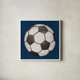 Sports Classics IV by Sarah Adams. Shown in a crisp white glass frame for a clean and minimalist style. Available as an archival giclee rolled canvas, fine art paper, or poster print. SKU 95808a.