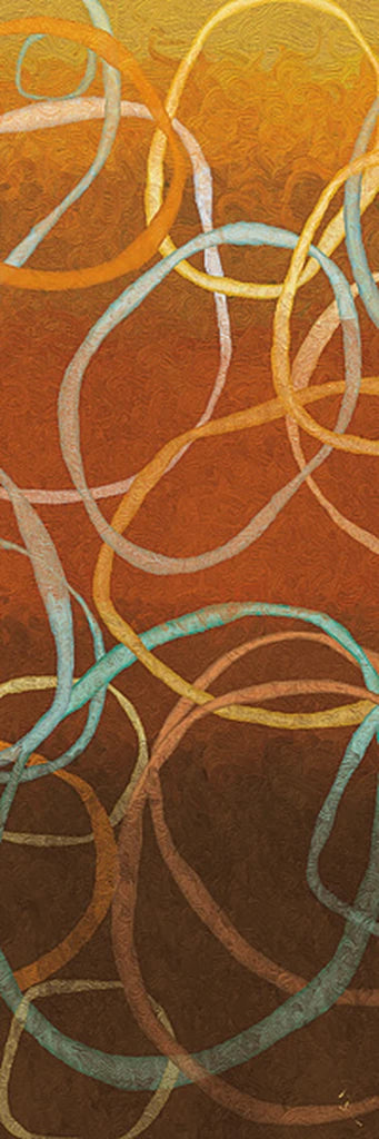 Square Dancing Circles I by Sarah Adams