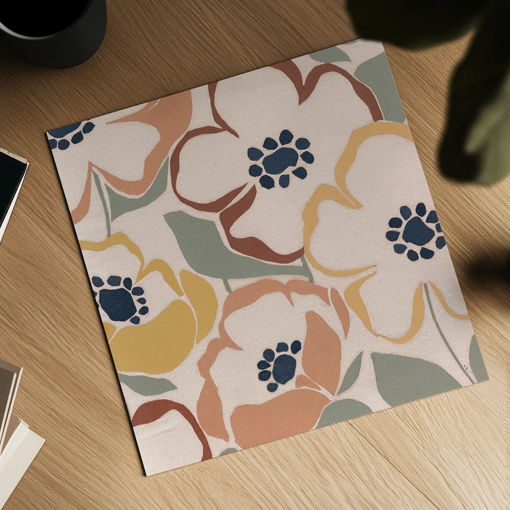 Terra Madly II by Sarah Adams. Shown as a detailed flat fine art print, highlighting archival giclee quality. Available as an archival giclee rolled canvas, fine art paper, or poster print. SKU 57192a.