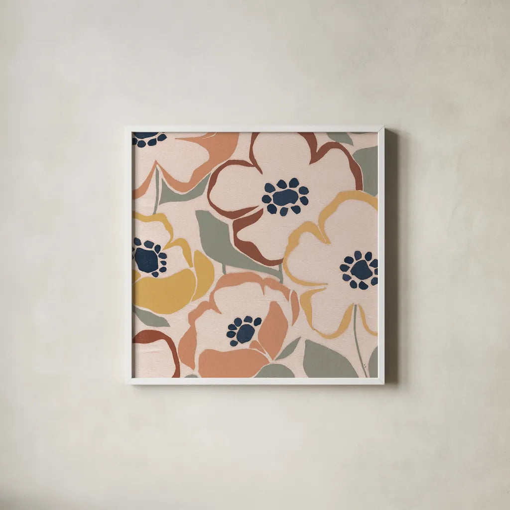 Terra Madly II by Sarah Adams. Shown in a crisp white glass frame for a clean and minimalist style. Available as an archival giclee rolled canvas, fine art paper, or poster print. SKU 57192a.