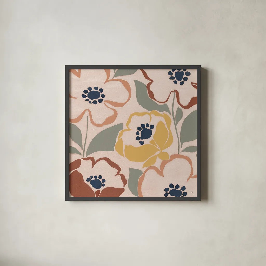 Terra Madly III by Sarah Adams. Shown in a sleek black glass frame for a contemporary gallery look. Available as an archival giclee rolled canvas, fine art paper, or poster print. SKU 57193a.