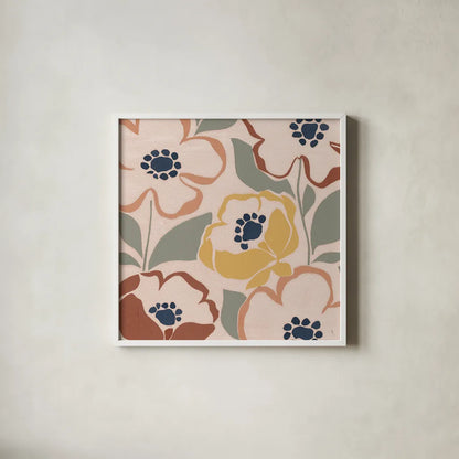 Terra Madly III by Sarah Adams. Shown in a crisp white glass frame for a clean and minimalist style. Available as an archival giclee rolled canvas, fine art paper, or poster print. SKU 57193a.