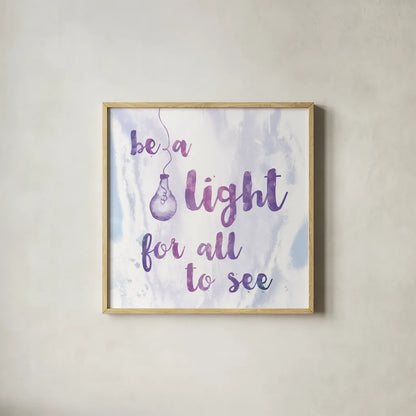 Words of Faith IV by Sarah Adams. Shown in a natural wood glass frame for a timeless modern aesthetic. Available as an archival giclee rolled canvas, fine art paper, or poster print. SKU 32644a.