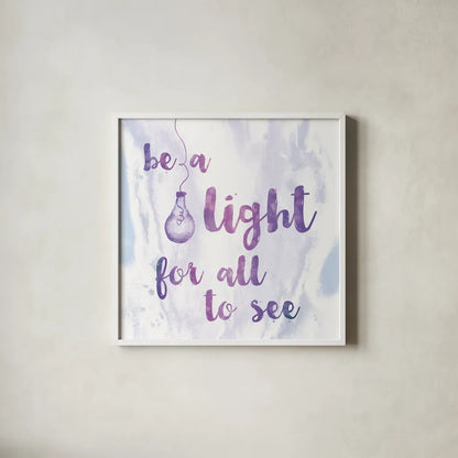 Words of Faith IV by Sarah Adams. Shown in a crisp white glass frame for a clean and minimalist style. Available as an archival giclee rolled canvas, fine art paper, or poster print. SKU 32644a.