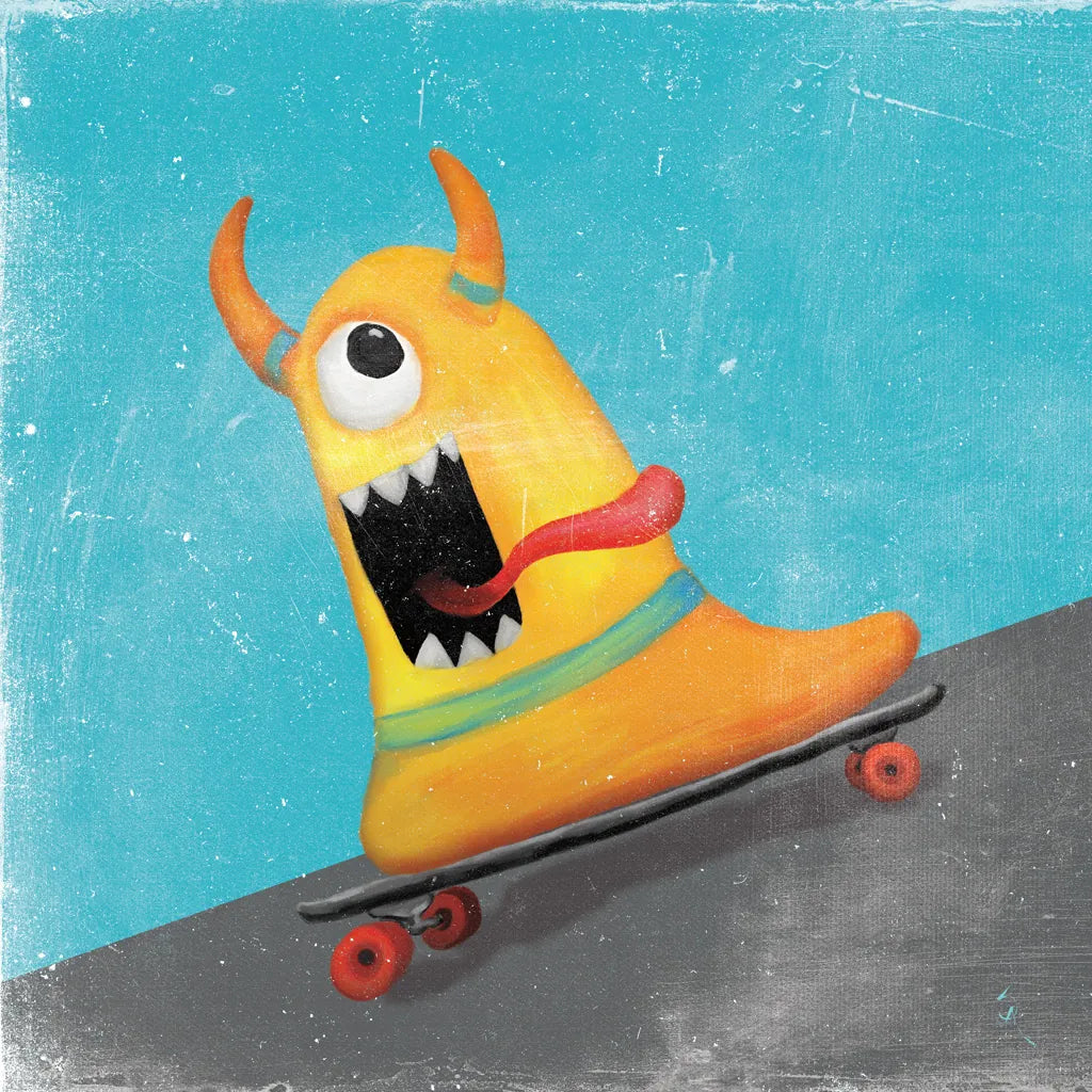 Xtreme Monsters IV by Sarah Adams. SKU 31230a. Archival Giclee Fine art print for wall decor.