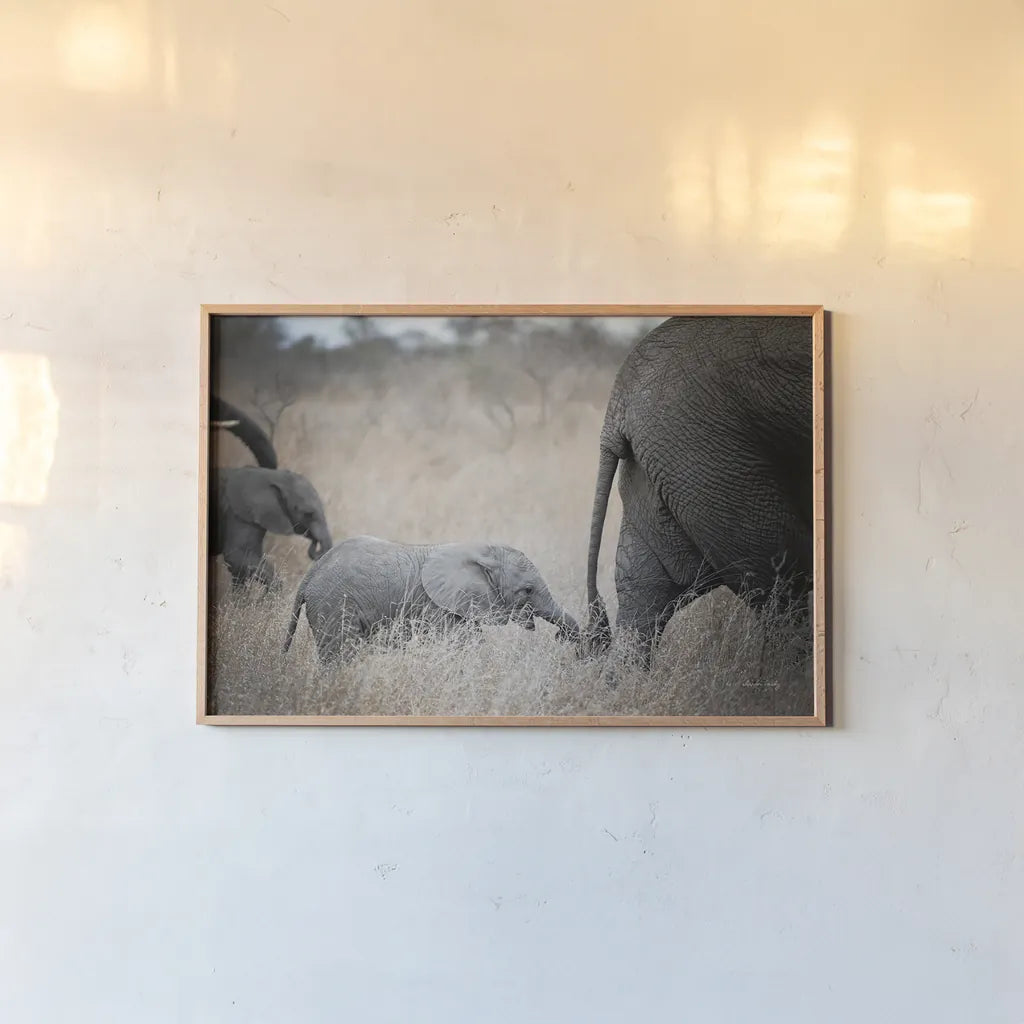 Ellie Chain by Sharon Vardy. shown as a paper print in a natural frame. Available as a archival giclee rolled canvas, fine art paper, or poster print. SKU 91957i.