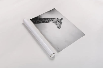 Head in the Clouds BW by Sharon Vardy. shown as a rolled paper print. Available as archival giclee rolled canvas, fine art paper, or poster print. SKU 92663i.