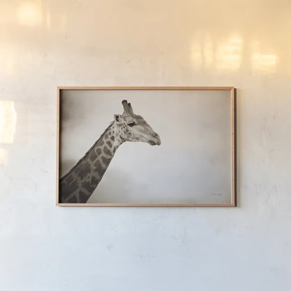 Head in the Clouds Sepia by Sharon Vardy. shown as a paper print in a natural frame. Available as a archival giclee rolled canvas, fine art paper, or poster print. SKU 92664i.