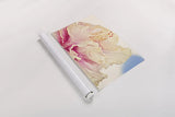 Pink Hibiscus by Sharon Vardy. shown as a rolled paper print. Available as archival giclee rolled canvas, fine art paper, or poster print. SKU 93128i.