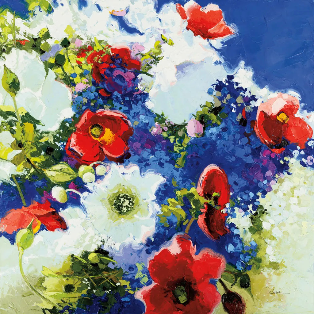 4th of July by Shirley Novak. SKU 91262a. Archival Giclee Fine art print for wall decor.