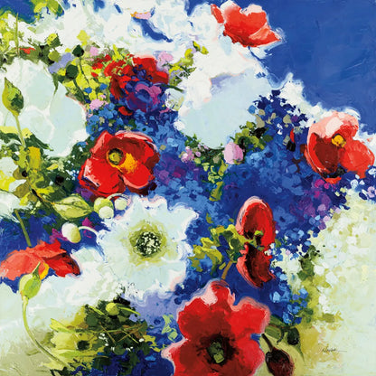 4th of July by Shirley Novak. SKU 91262a. Archival Giclee Fine art print for wall decor.